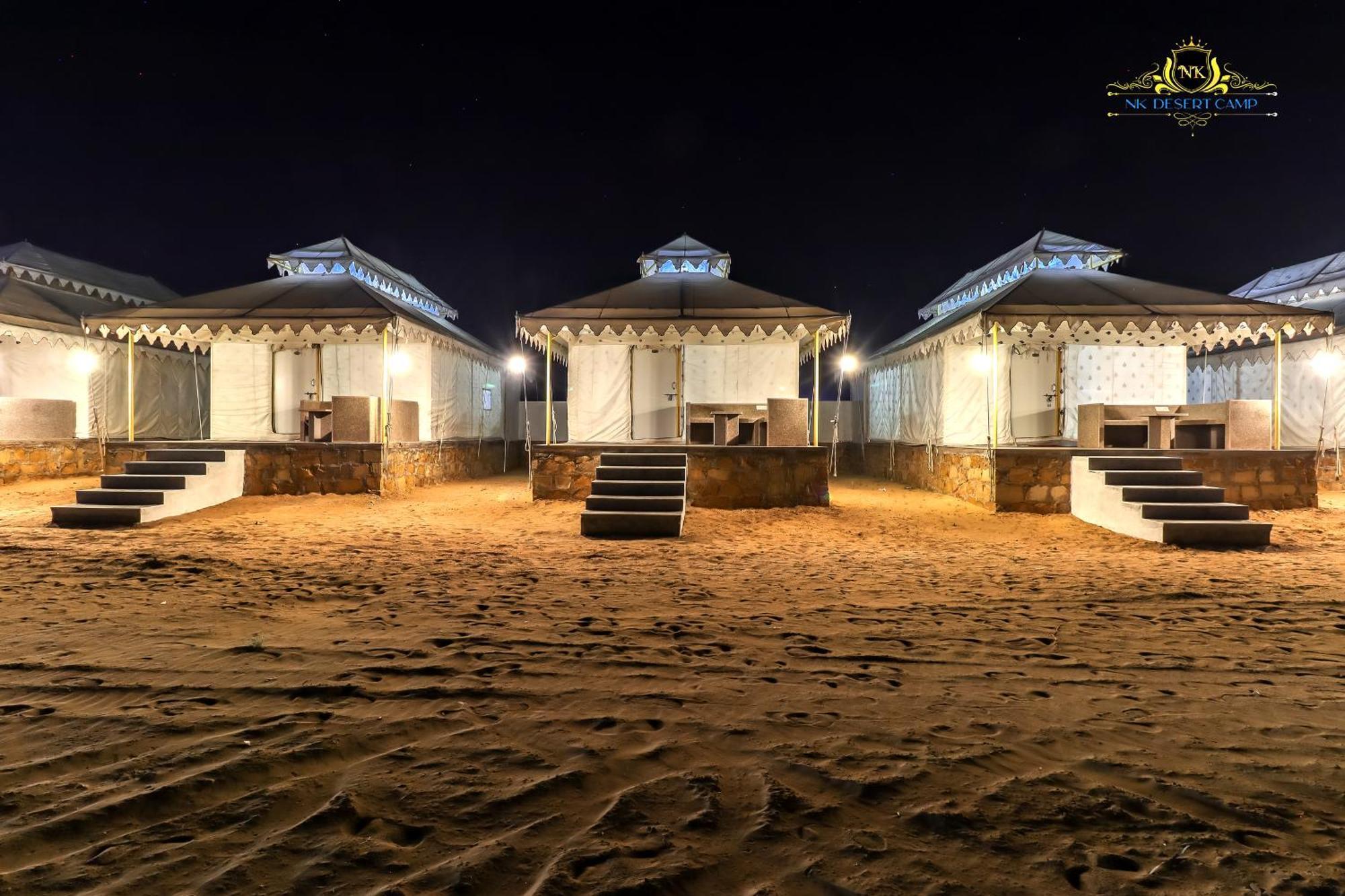 Hotel Nk Desert Camp Jaisalmer Sām Esterno foto